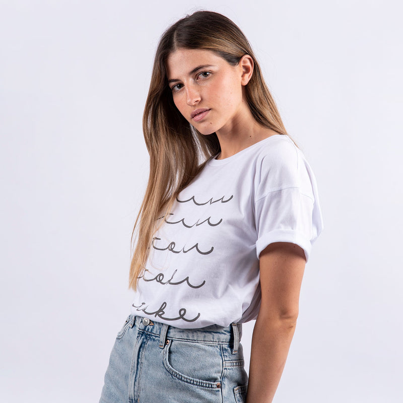 Toke Polera Blanca Vibes Mujer - Rideshop