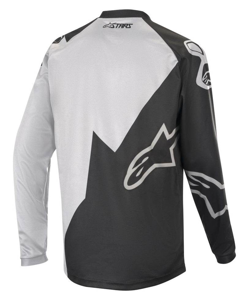 Polera Alpinestars Niños Racer Factory Ls Black White - Rideshop