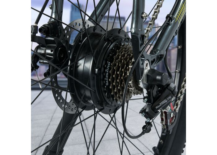 Oxford 27.5 Freeway 7V Grafito/Amarillo - Rideshop