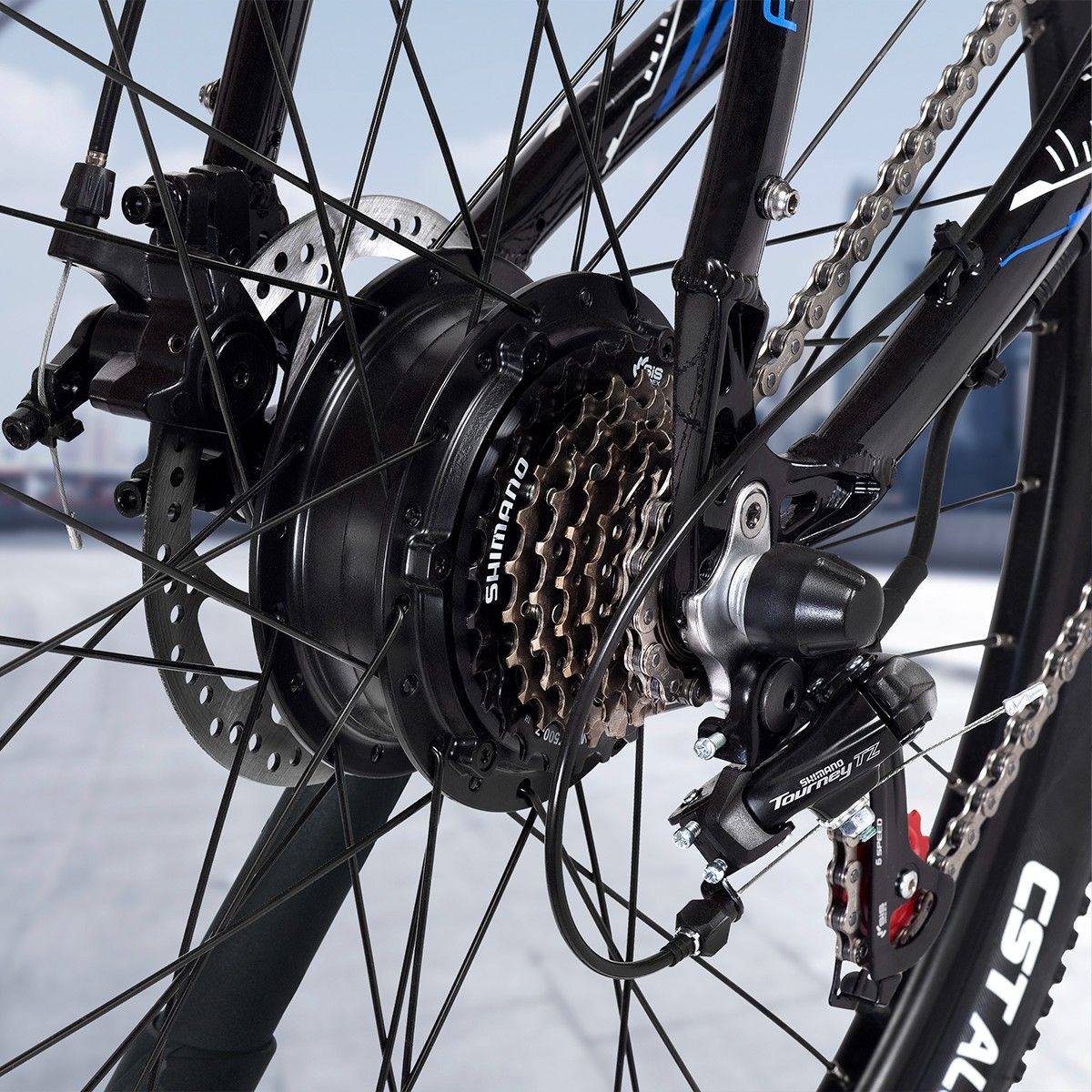 Oxford Bicicleta Eléctrica Aro 27.5 Freeway Negro - Rideshop