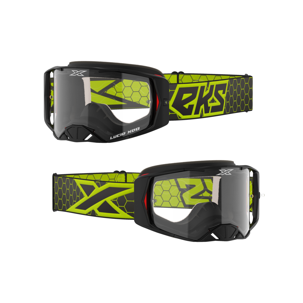 Antiparra Eks Lucid Gen X Black Flow Yellow Clear Lens - Rideshop