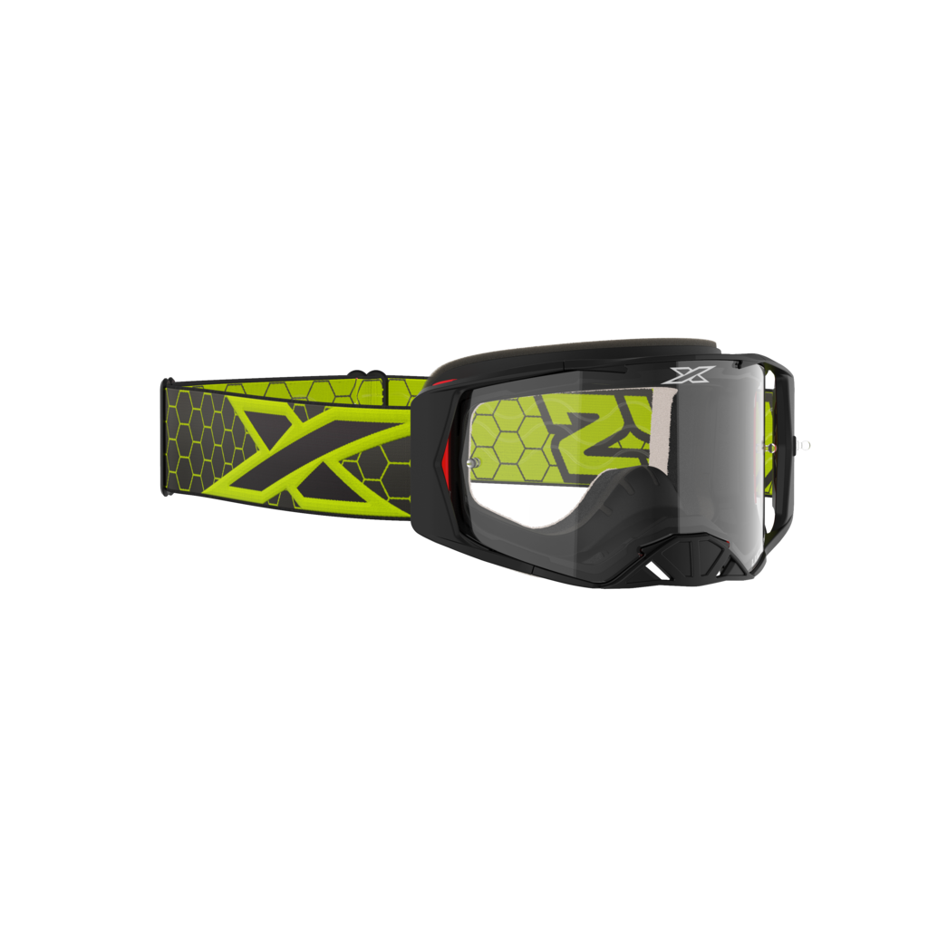 Antiparra Eks Lucid Gen X Black Flow Yellow Clear Lens - Rideshop