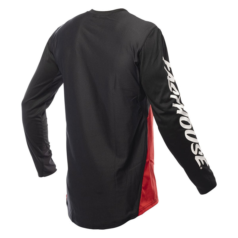 Polera Jersey ELROD Black/Red Fasthouse - Rideshop