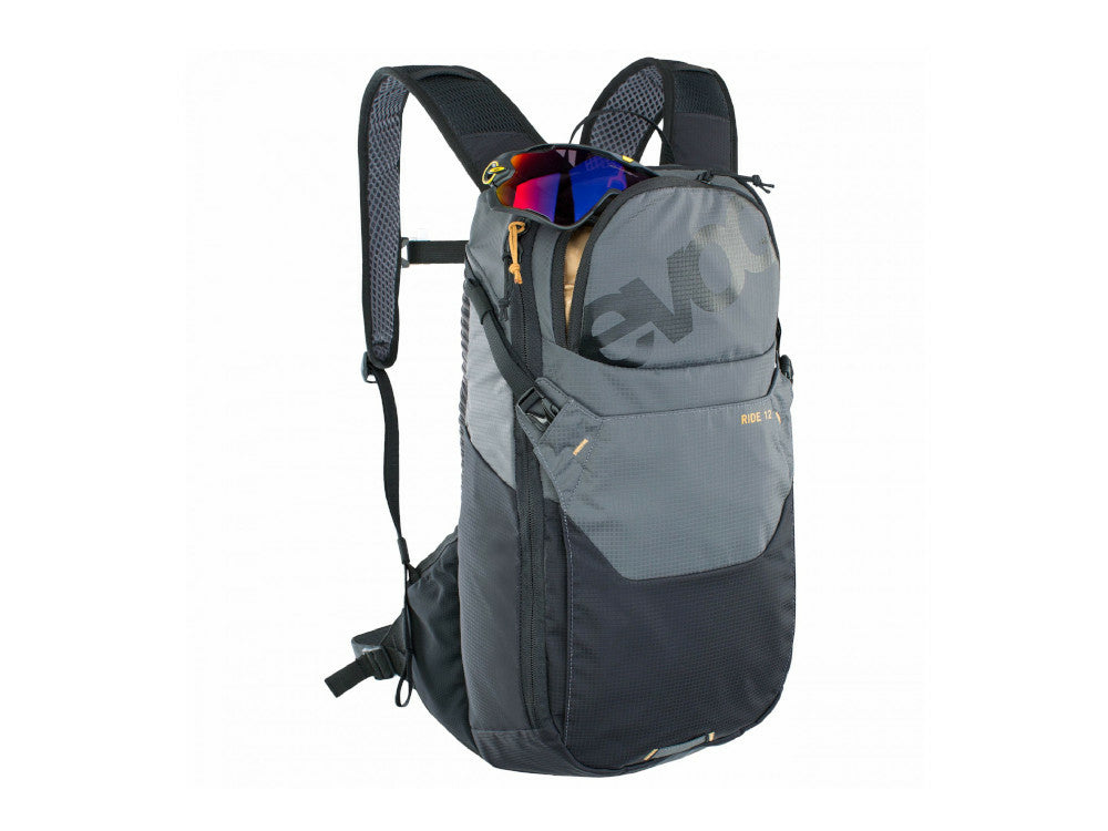 Evoc Mochila Ride 12 Carbon Grey/Black - Rideshop