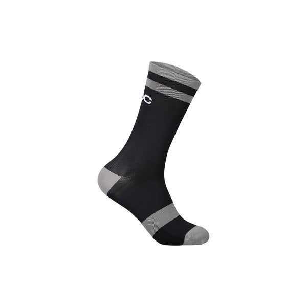 Poc Calcetines Lure Mtb Sock Long Uranium Black/Granite Grey - Rideshop