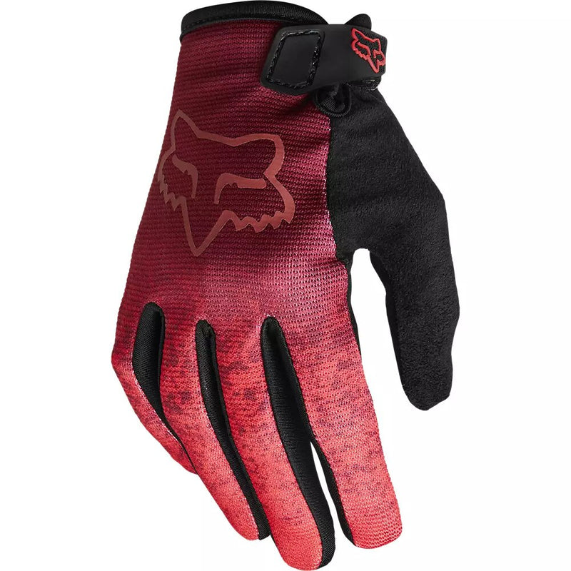 FOX Guantes Bicicleta Mujer Ranger Lunar Rojo - Rideshop