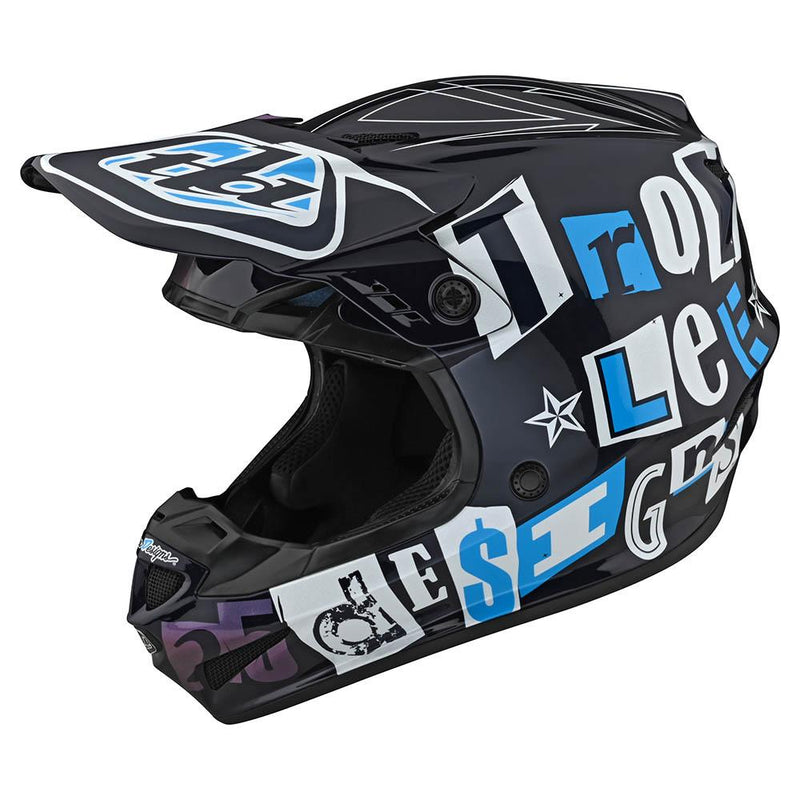 Casco de Moto Gp Troy Anarchy Azul Lee Designs - Rideshop