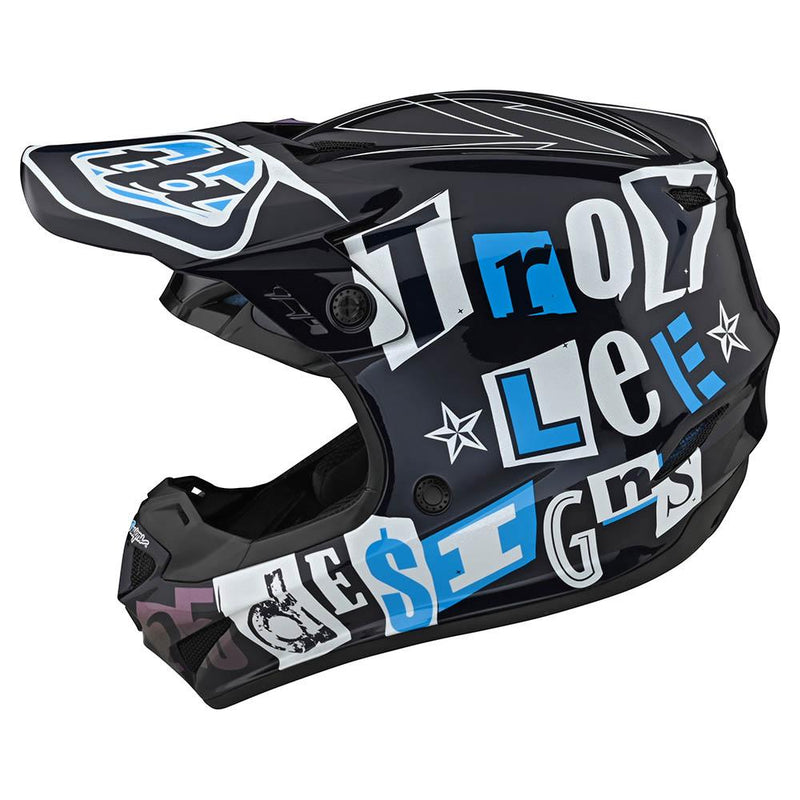 Casco de Moto Gp Troy Anarchy Azul Lee Designs - Rideshop