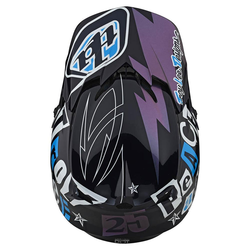 Casco de Moto Gp Troy Anarchy Azul Lee Designs - Rideshop