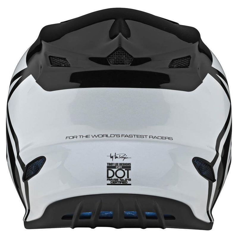 Casco de Moto Gp Overload Negro/Blanco Troy Lee Designs - Rideshop