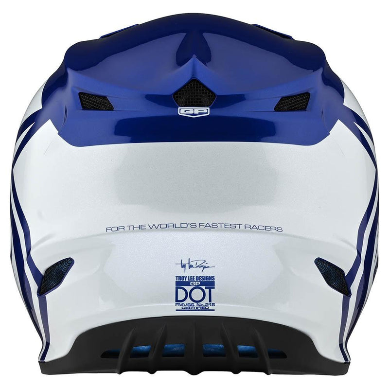 Casco de Moto Gp Azul/Blanco Troy Lee Designs - Rideshop