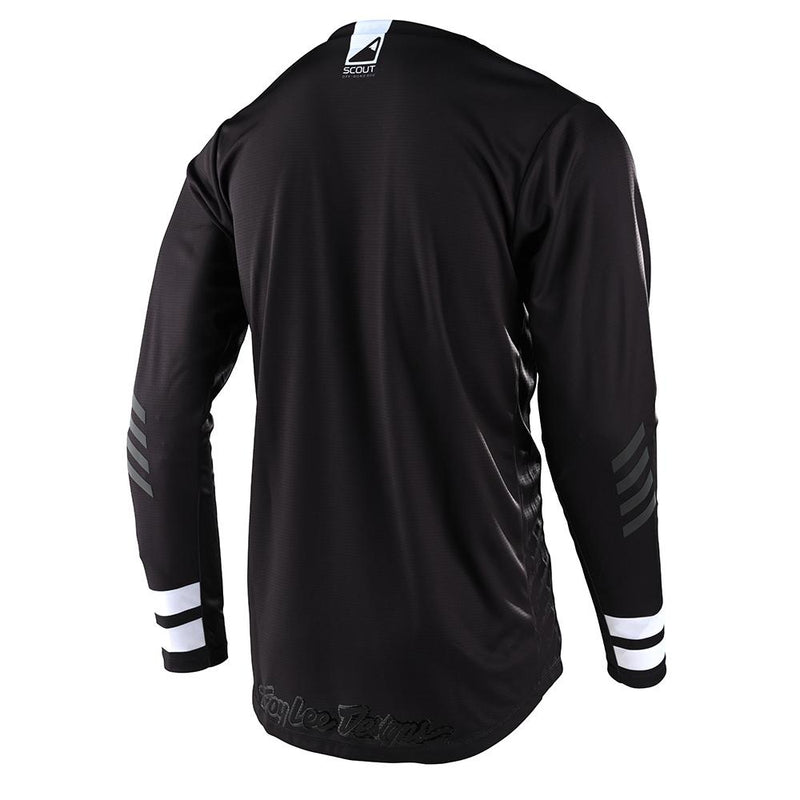 Polera de Moto Scout Gp Peace & Wheelies Negro Troy Lee Designs - Rideshop