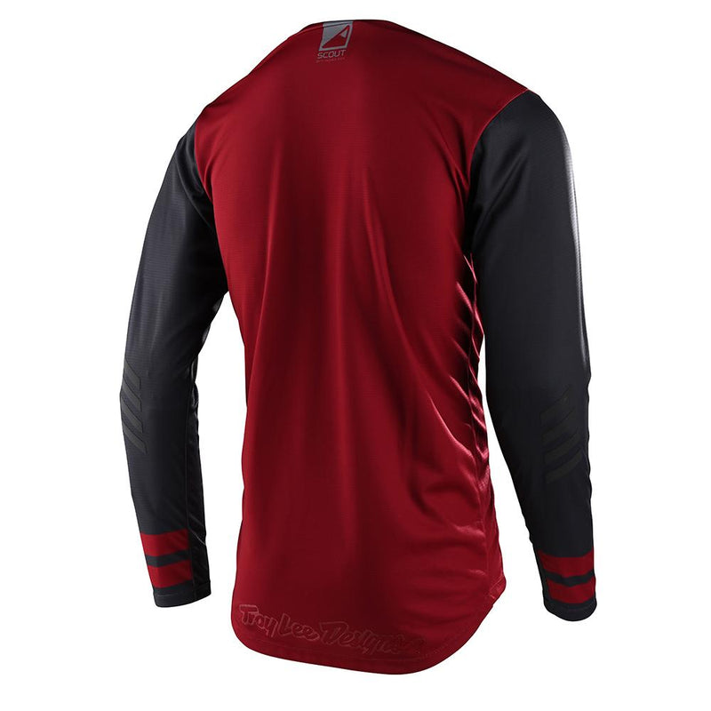 Polera de Moto Scout Gp Peace & Wheelies Rojo Troy Lee Designs - Rideshop