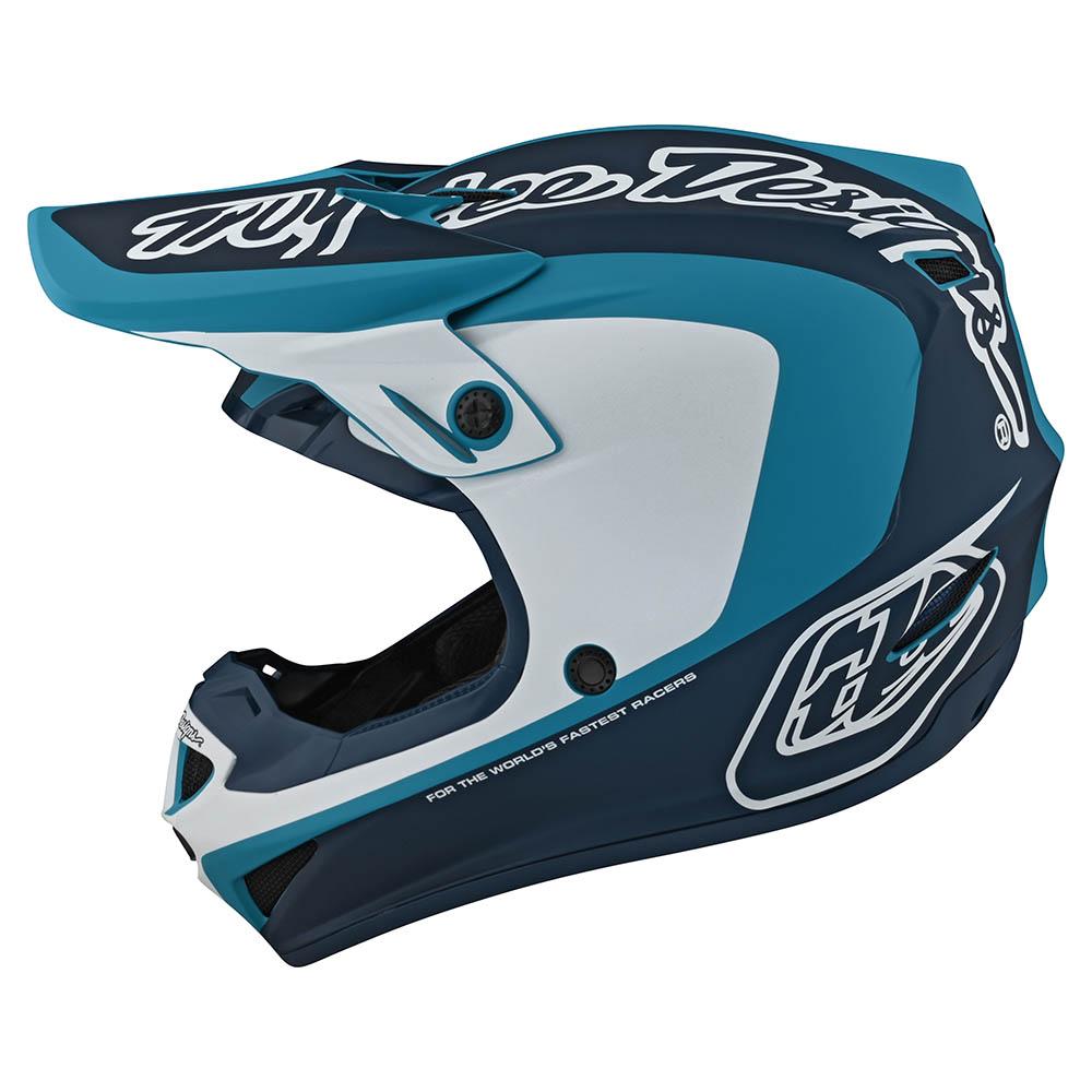Casco de Moto Corsa Se4 Azul Troy Lee Designs - Rideshop