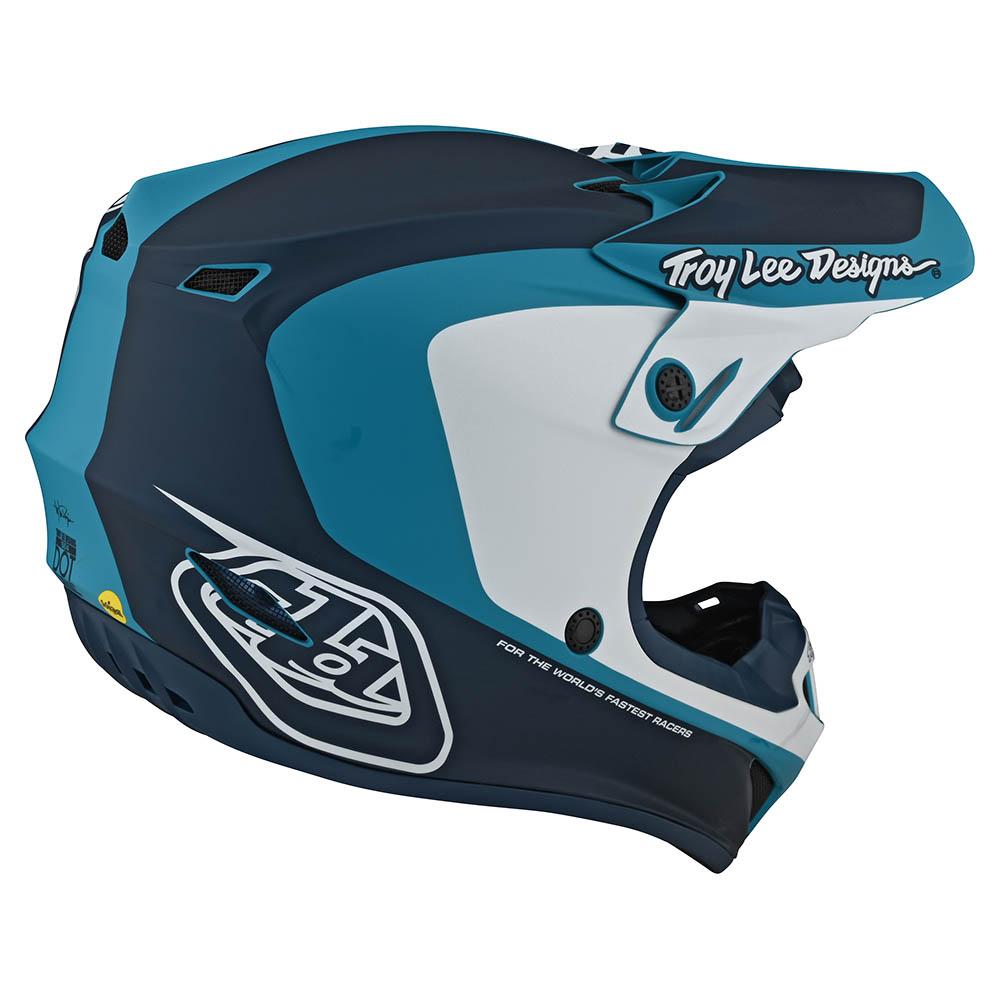 Casco de Moto Corsa Se4 Azul Troy Lee Designs - Rideshop