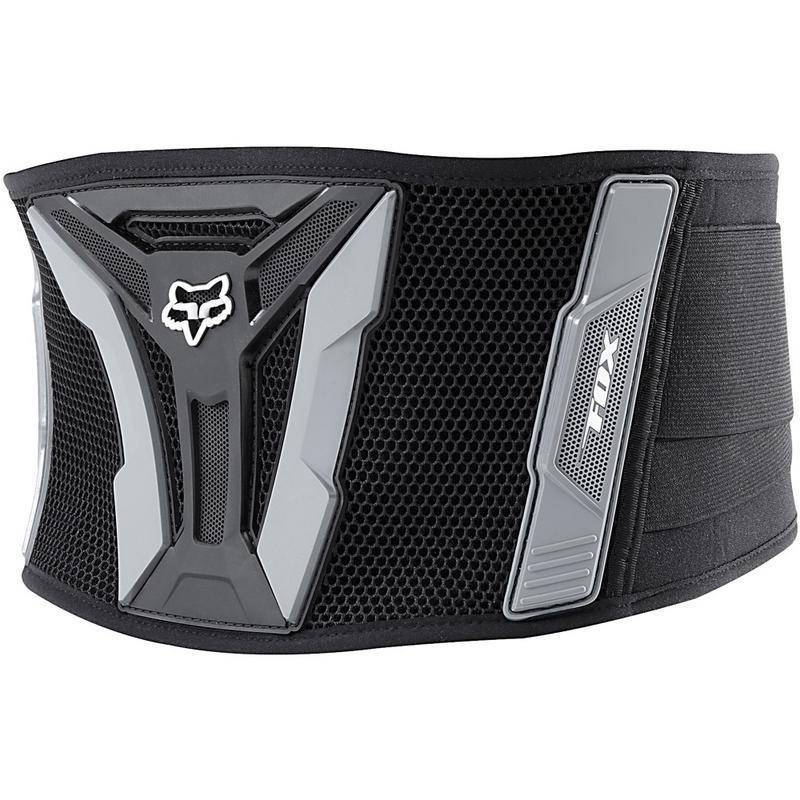 Faja Moto Turbo Kidney Negro Gris Fox Racing - Rideshop