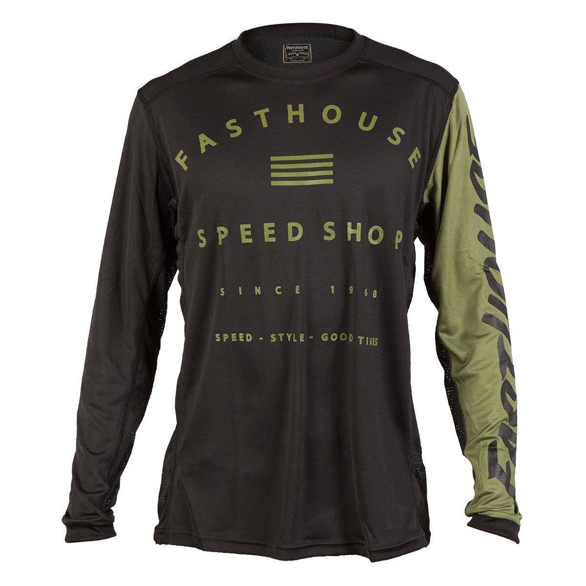 Fasthouse - Jersey Moto Fastline Speed Shop Olive - Rideshop