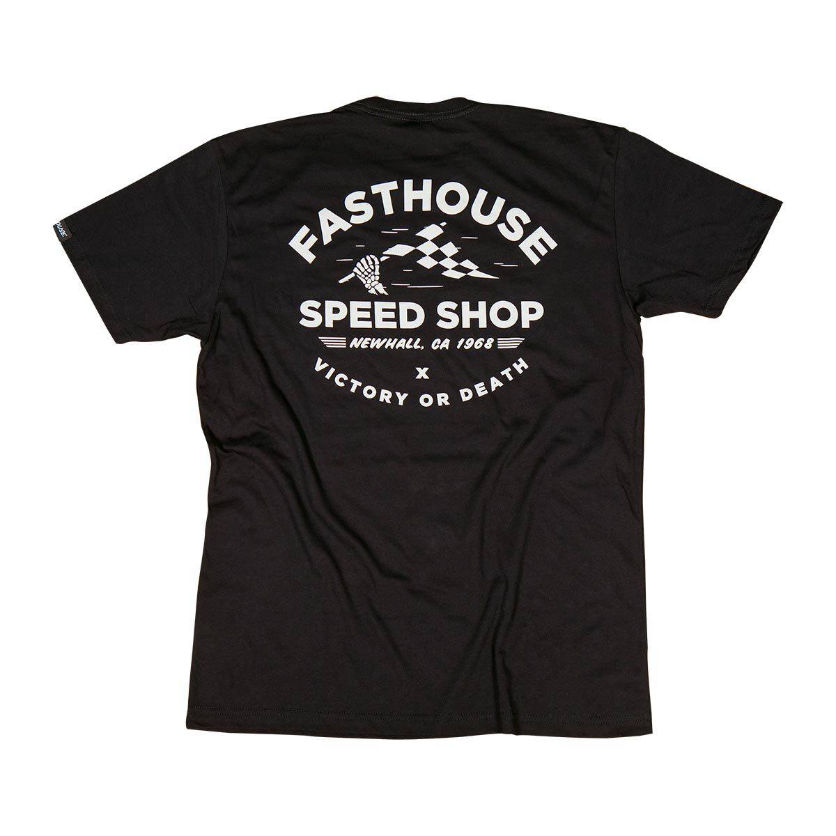 Fasthouse - Polera de Vestir Bones Negra - Rideshop