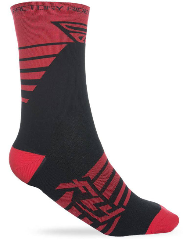 FLY FACTORY RIDER SOCK RED/BLK Fly Racing - Rideshop