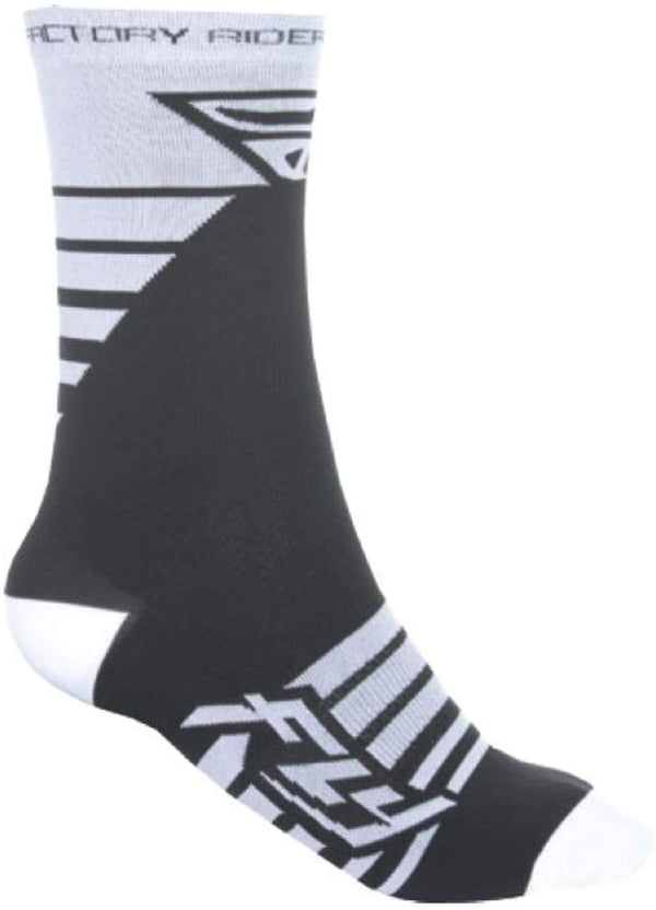 FLY FACTORY RIDER SOCK WHT/BLK Fly Racing - Rideshop