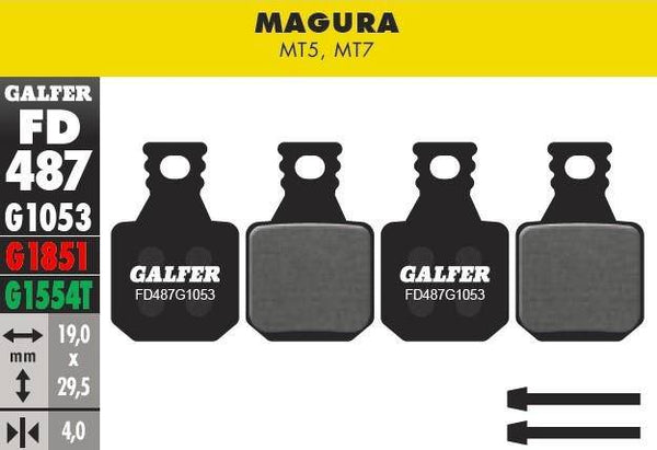 Galfer Pastillas Magura MT5 y MT7-Rideshop