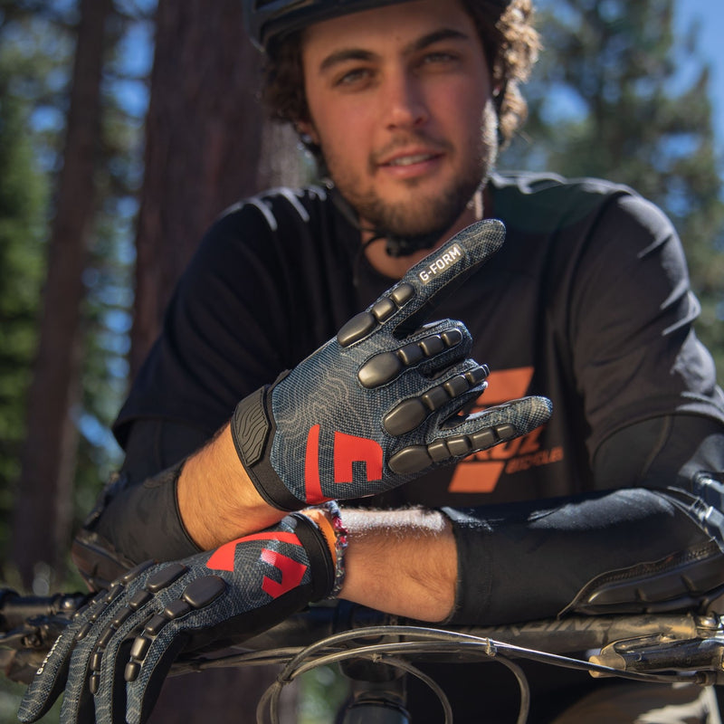 G-Form Trail Glove Black Topo - Rideshop