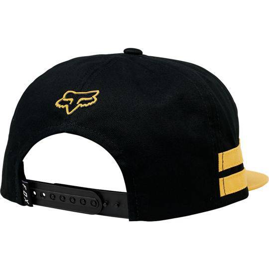 Gorro Lifestyle Flash Snapback Negro Amarillo Fox Racing. - Rideshop
