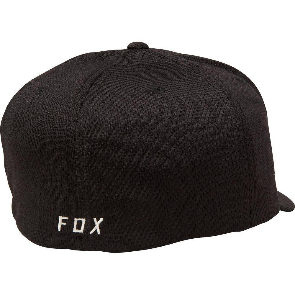 Gorro Lifestyle Flexfit Lithotype Negro Blanco Fox Racing - Rideshop