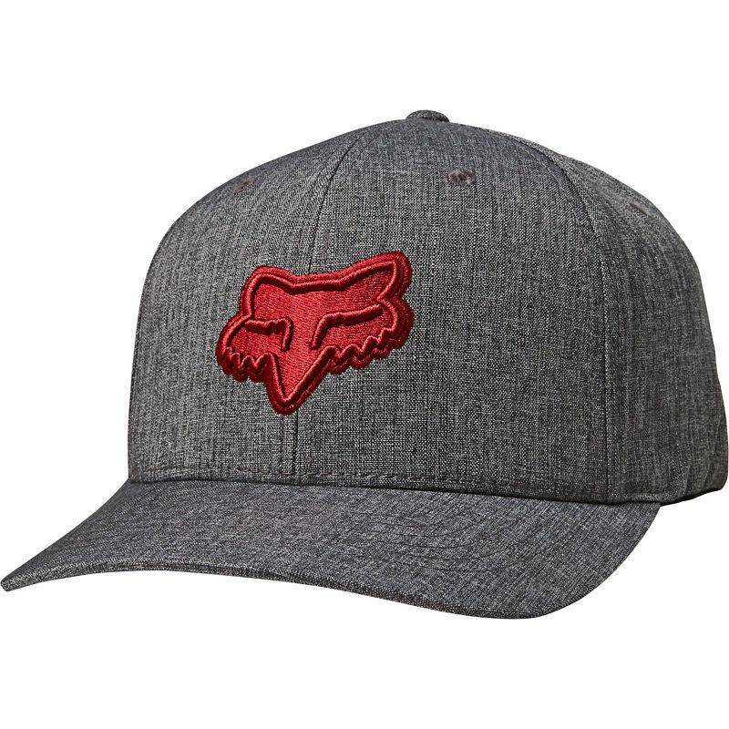 Gorro Lifestyle Flexfit Transposition Negro/Rojo Fox Racing - Rideshop