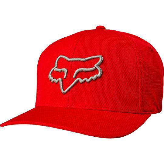 Gorro Lifestyle Lithotype Flexfit Rojo Fox Racing - Rideshop