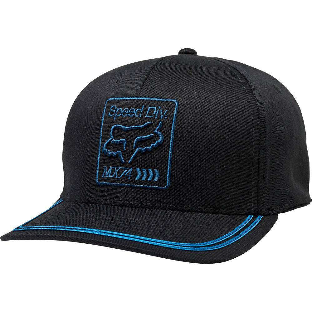 Gorro Lifestyle Murc Wrldwde Flexfit Negro Azul Fox Racing - Rideshop