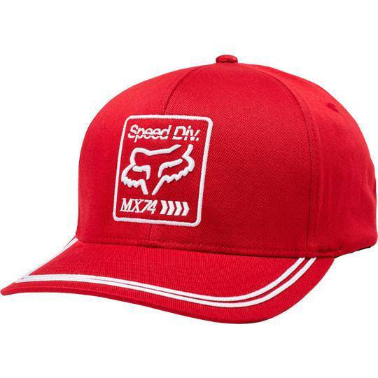 Gorro Lifestyle Murc Wrldwde Flexfit Rojo Fox Racing - Rideshop