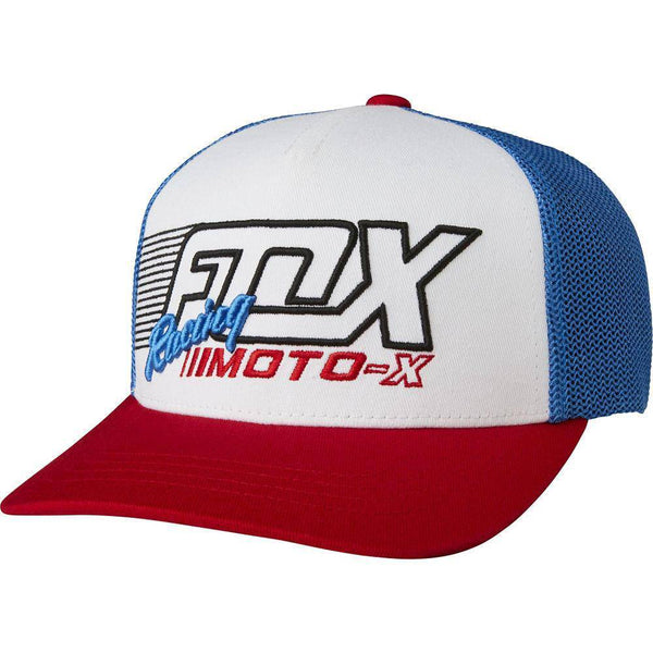 Gorro Lifestyle Niño Flection 110 Snapback Rojo Fox Racing. - Rideshop