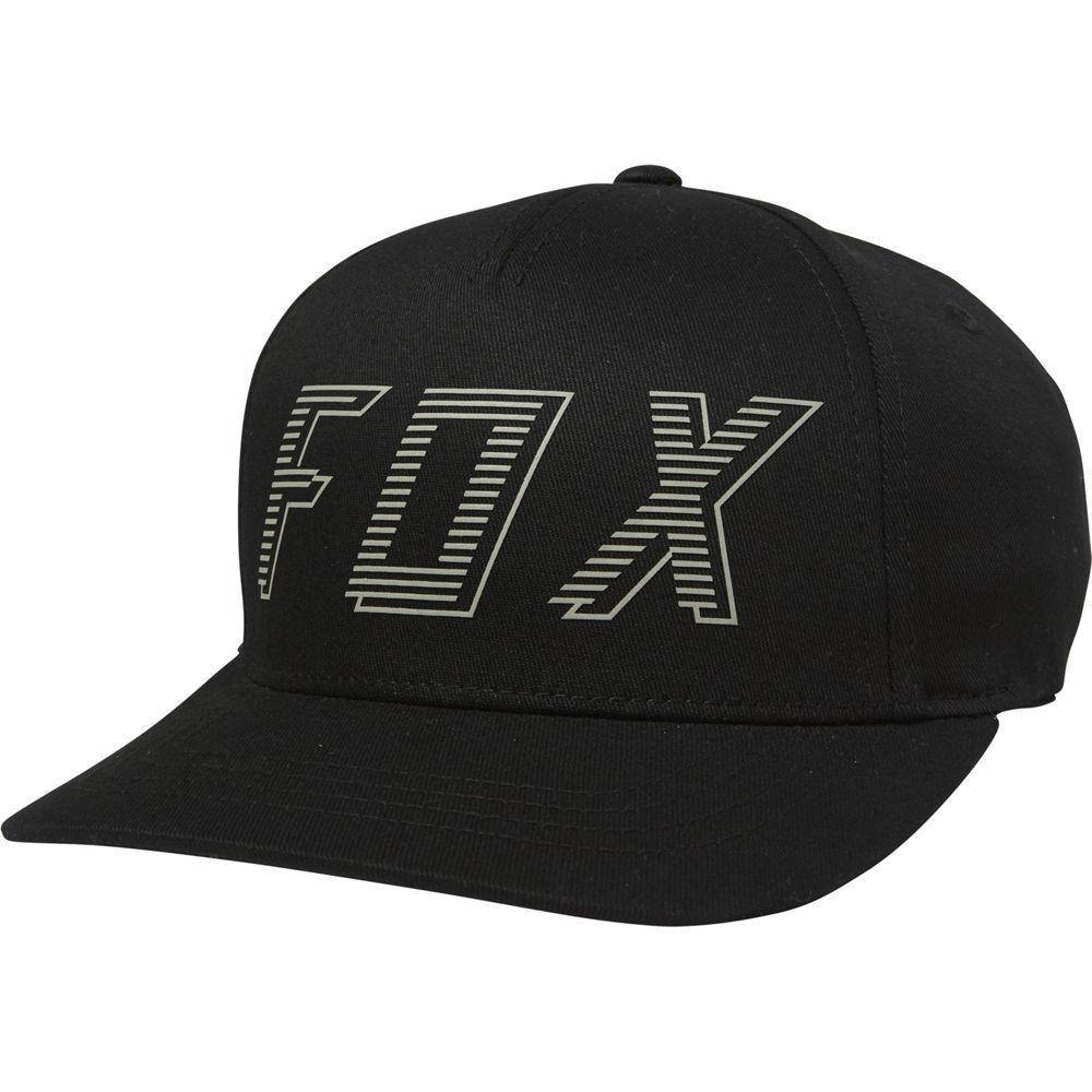 Gorro Lifestyle Niño Flexfit Barred Negro Fox Racing - Rideshop