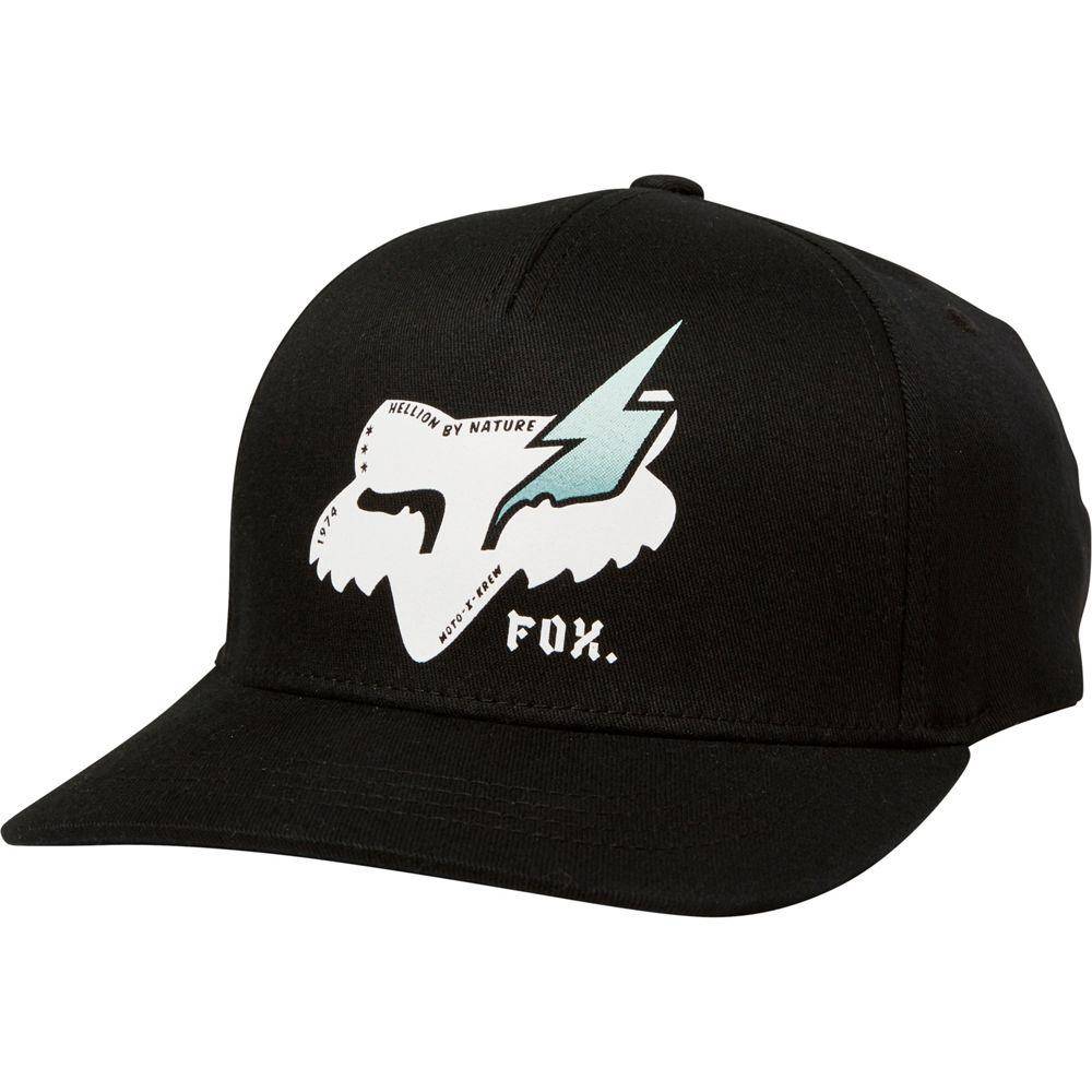 Gorro Lifestyle Niño Hellion 110 Snapback Negro Fox Racing - Rideshop