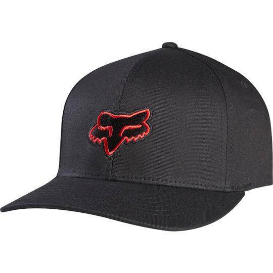 Gorro Lifestyle Niño Legacy Flexfit Negro Rojo Fox Racing - Rideshop