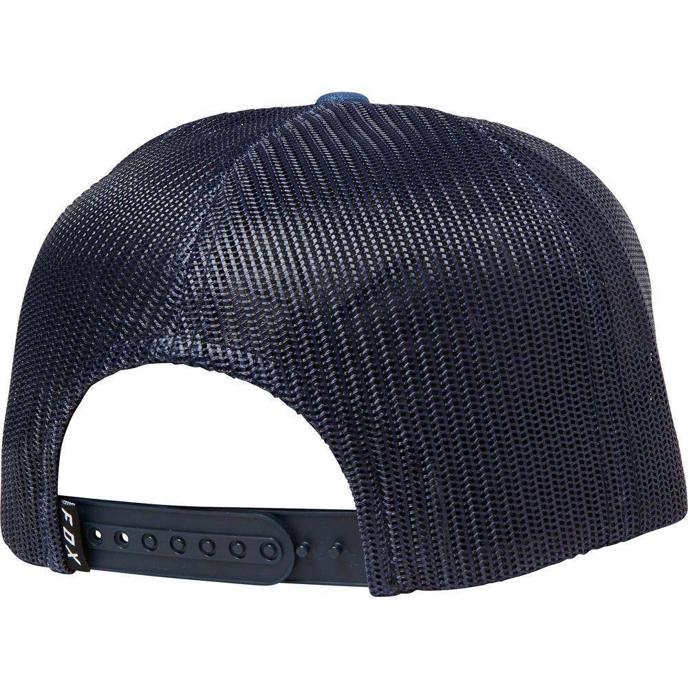 Gorro Lifestyle Snapback Badge Azul Rojo Fox Racing - Rideshop