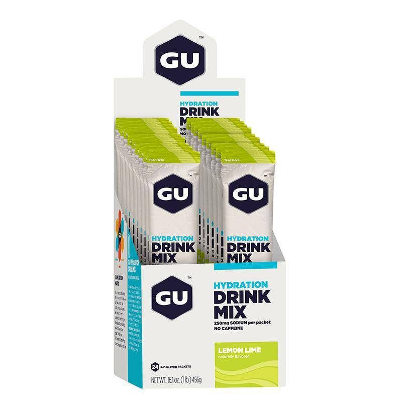 GU Energy Box Hydration Drink Mix, Lemon Lime - Rideshop