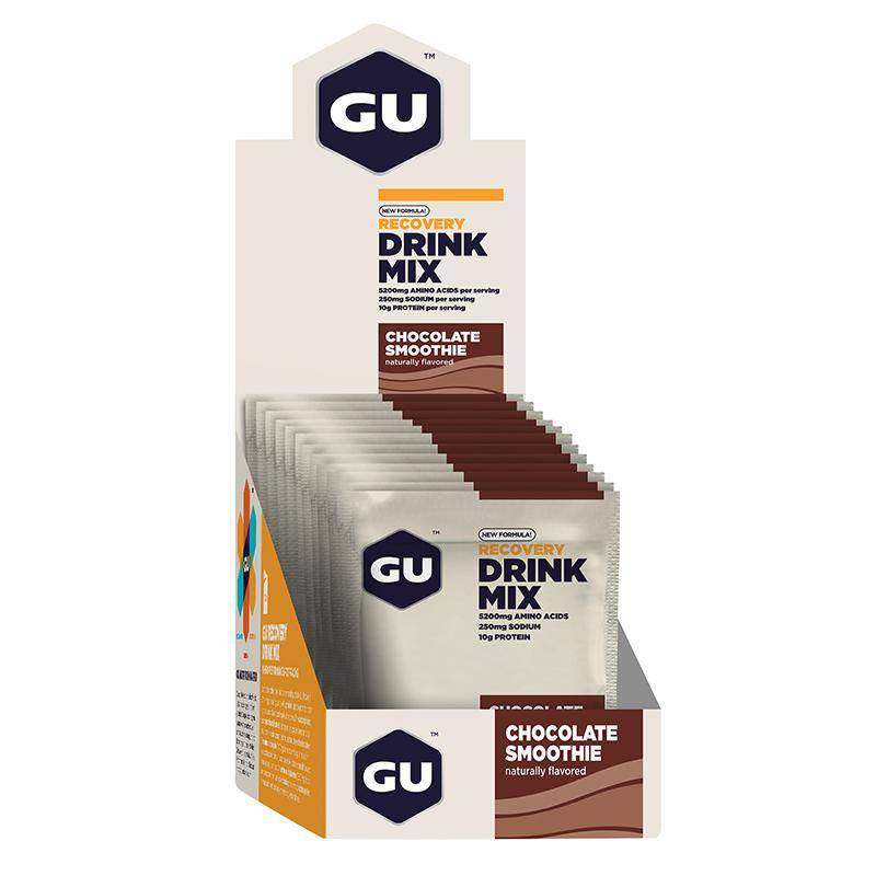 GU Energy Box Recovery Drink Mix, Chocolate Smoothie - Rideshop