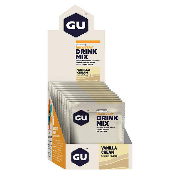 GU Box Recovery Drink Mix, Vanilla Cream-Rideshop