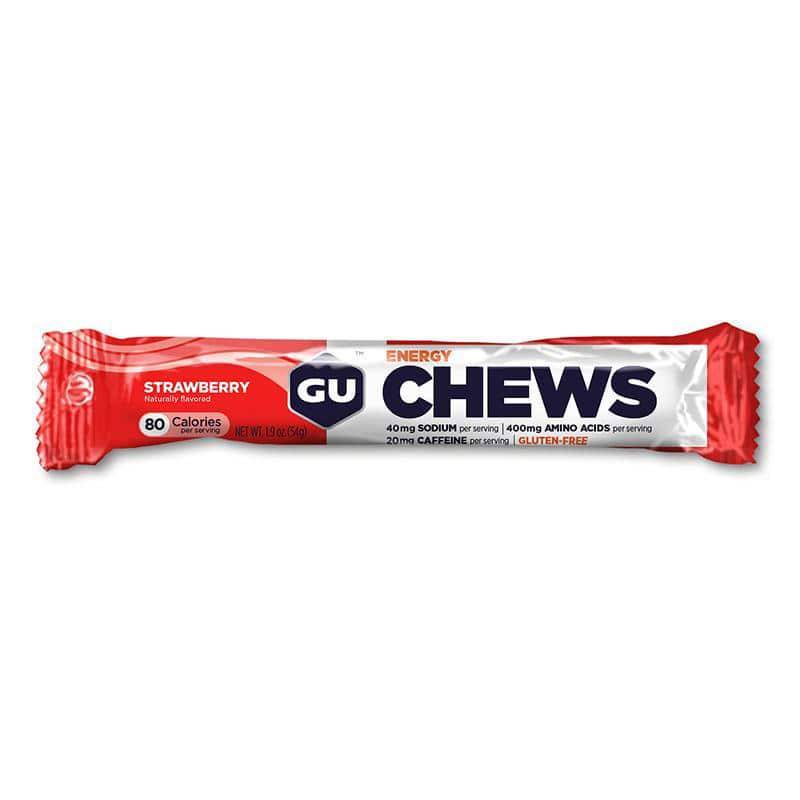 GU Energy Chews, Strawberry - Rideshop