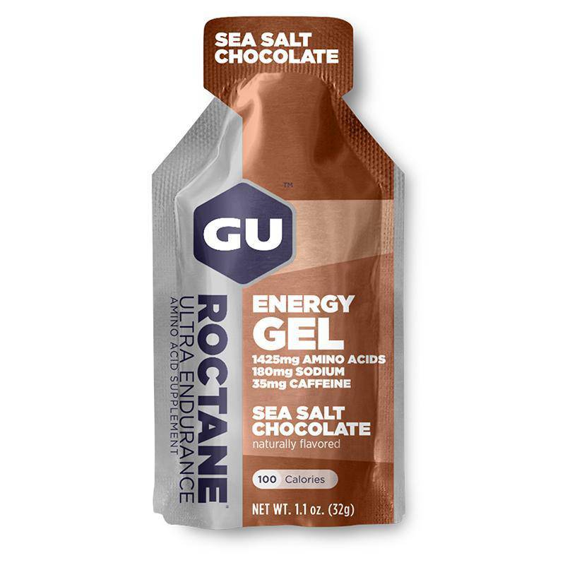 GU Energy Roctane Energy Gel, Sea Salt Chocolate - Rideshop