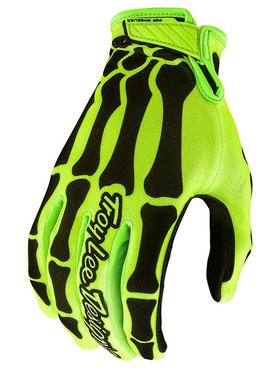 Guante Skully Amarillo Negro Troy Lee Designs - Rideshop