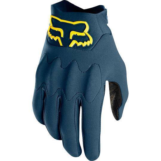 Guantes Bicicleta Attack Fire Azul Fox Racing - Rideshop