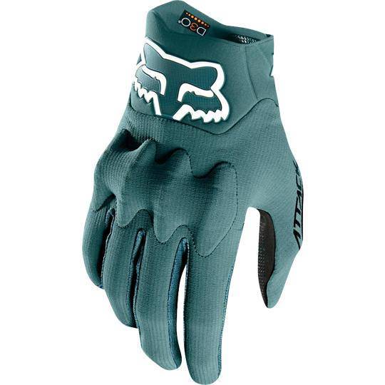 Guantes Bicicleta Attack Verde Fox Racing - Rideshop