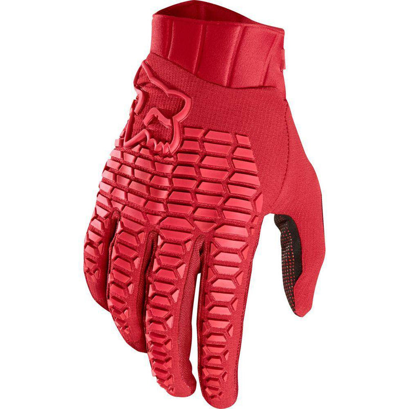 Guantes Bicicleta Defend Rojo Fox-Rideshop