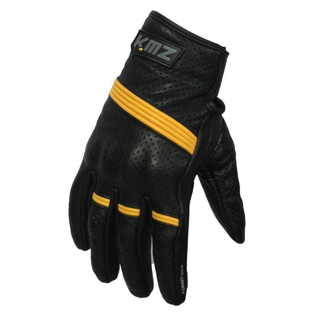 Guantes Moto Calle Mono Negro/Neon KMZ - Rideshop