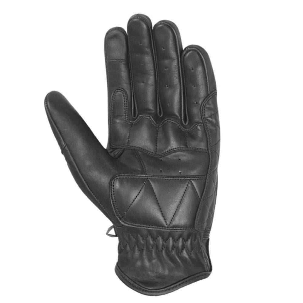 Guantes Moto Calle Retro Negro KMZ - Rideshop