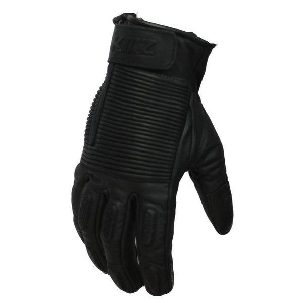 Guantes Moto Calle Retro Negro KMZ - Rideshop