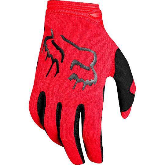 Guantes Moto Mujer Dirtpaw Mata Rojo Fox.-Rideshop